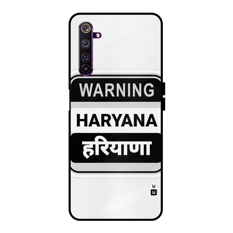 Haryana Warning Metal Back Case for Realme 6 Pro