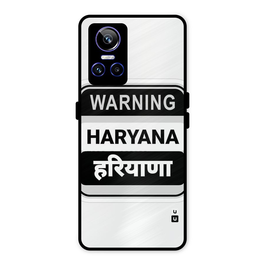 Haryana Warning Metal Back Case for Realme GT Neo 3