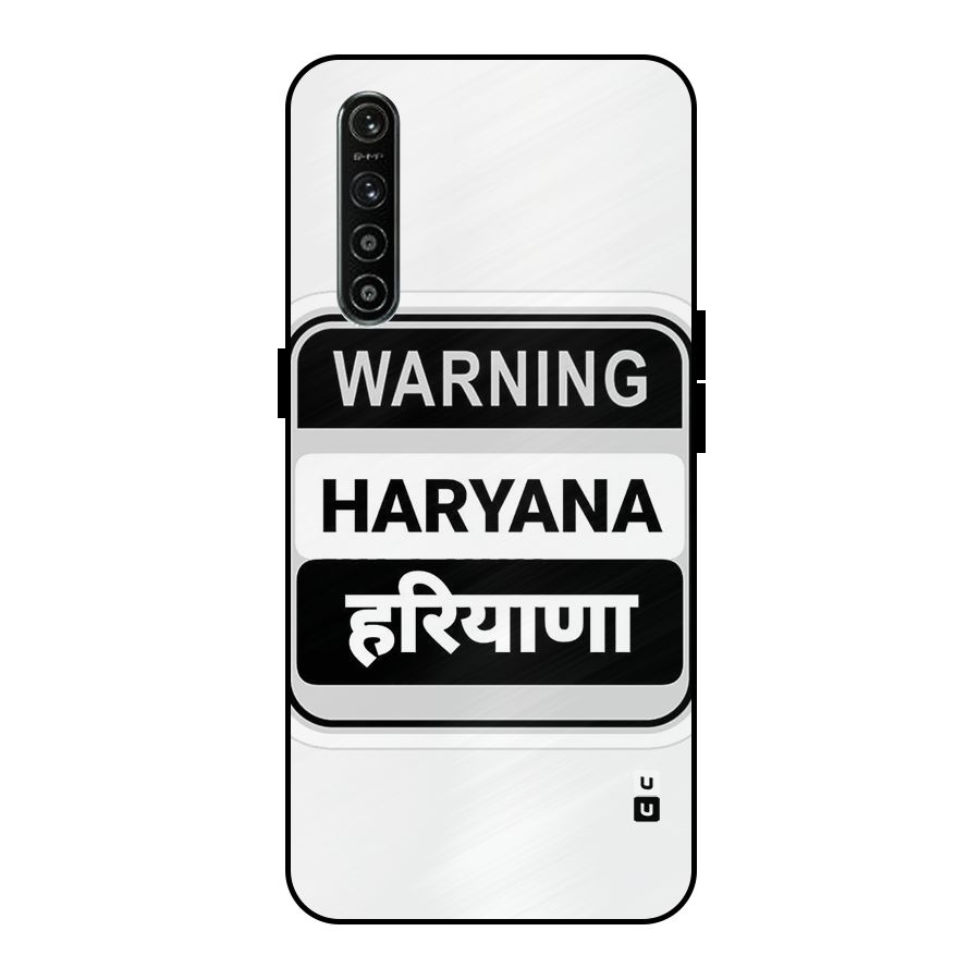 Haryana Warning Metal Back Case for Realme XT