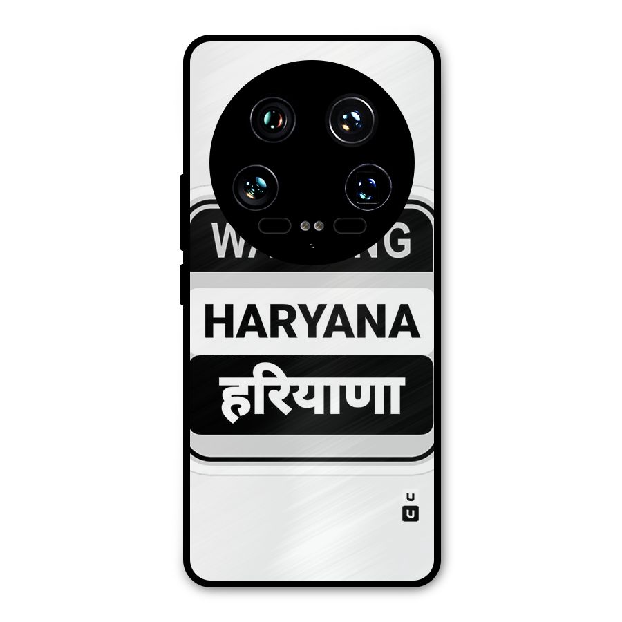 Haryana Warning Metal Back Case for Xiaomi 14 Ultra