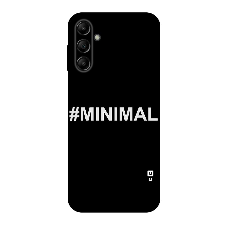 Hashtag Minimal Black Original Polycarbonate Back Case for Galaxy A14 5G