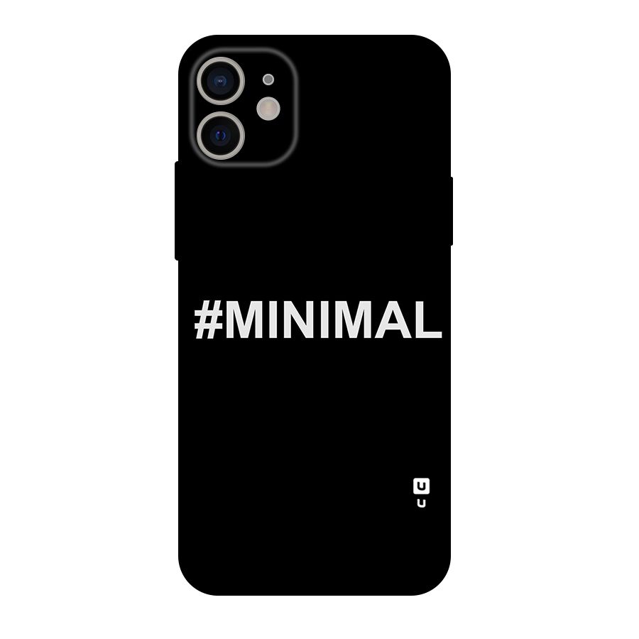 Hashtag Minimal Black Original Polycarbonate Back Case for iPhone 11