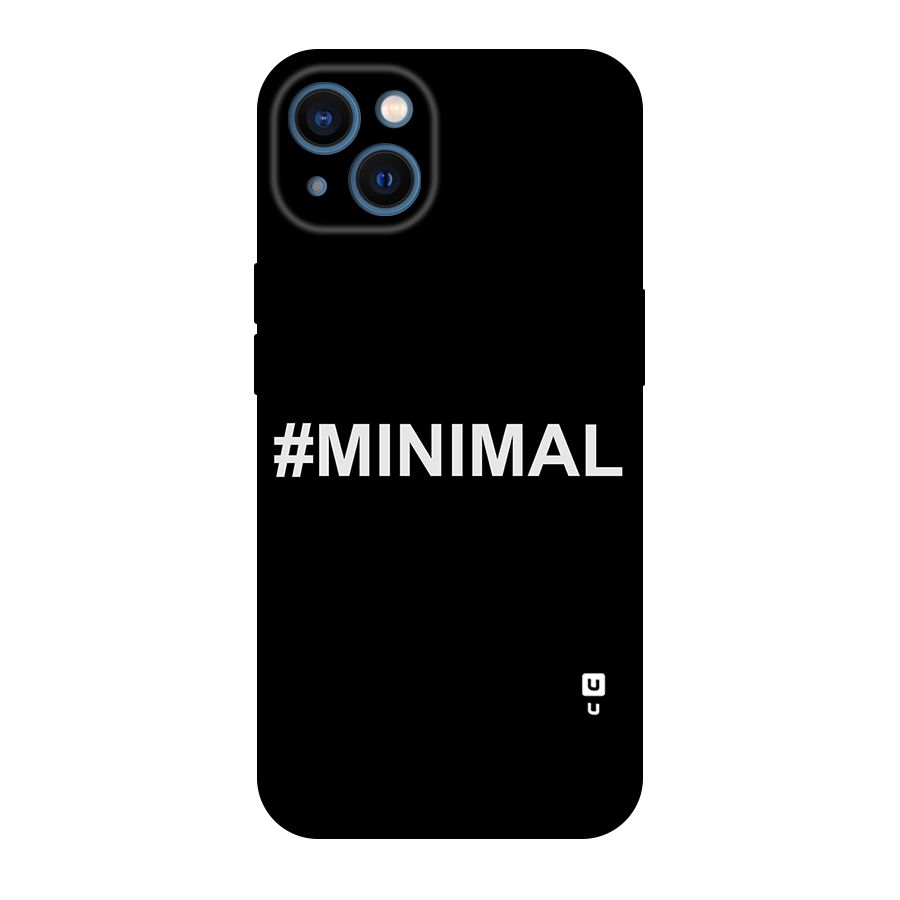 Hashtag Minimal Black Original Polycarbonate Back Case for iPhone 13
