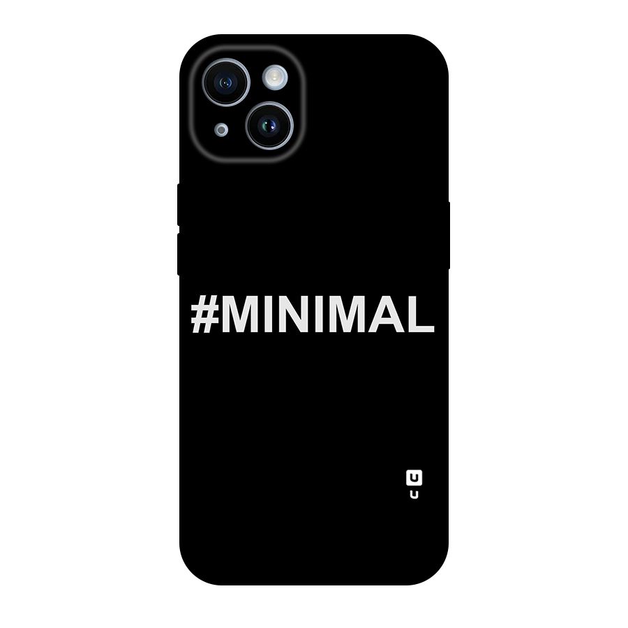 Hashtag Minimal Black Original Polycarbonate Back Case for iPhone 14
