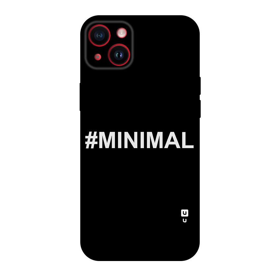 Hashtag Minimal Black Original Polycarbonate Back Case for iPhone 14 Plus