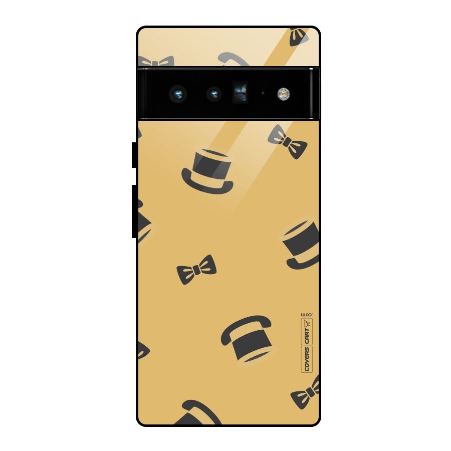 Hat and Bow Tie Glass Back Case for Google Pixel 6 Pro