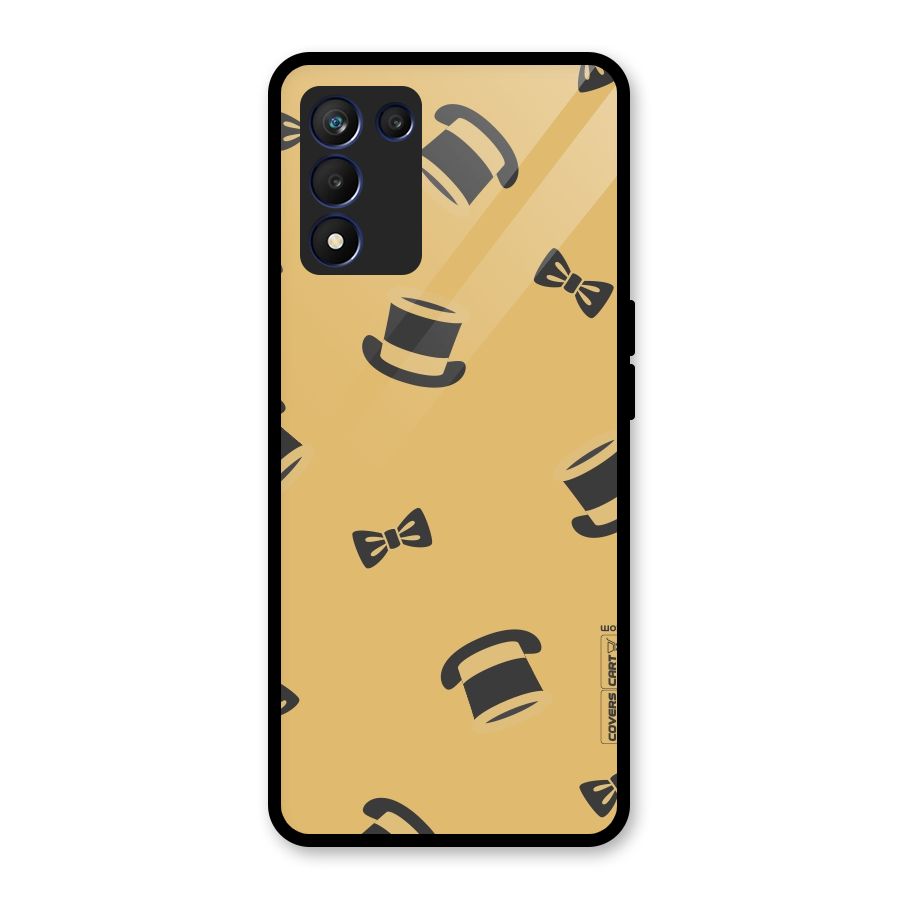 Hat and Bow Tie Glass Back Case for Realme 9 5G Speed