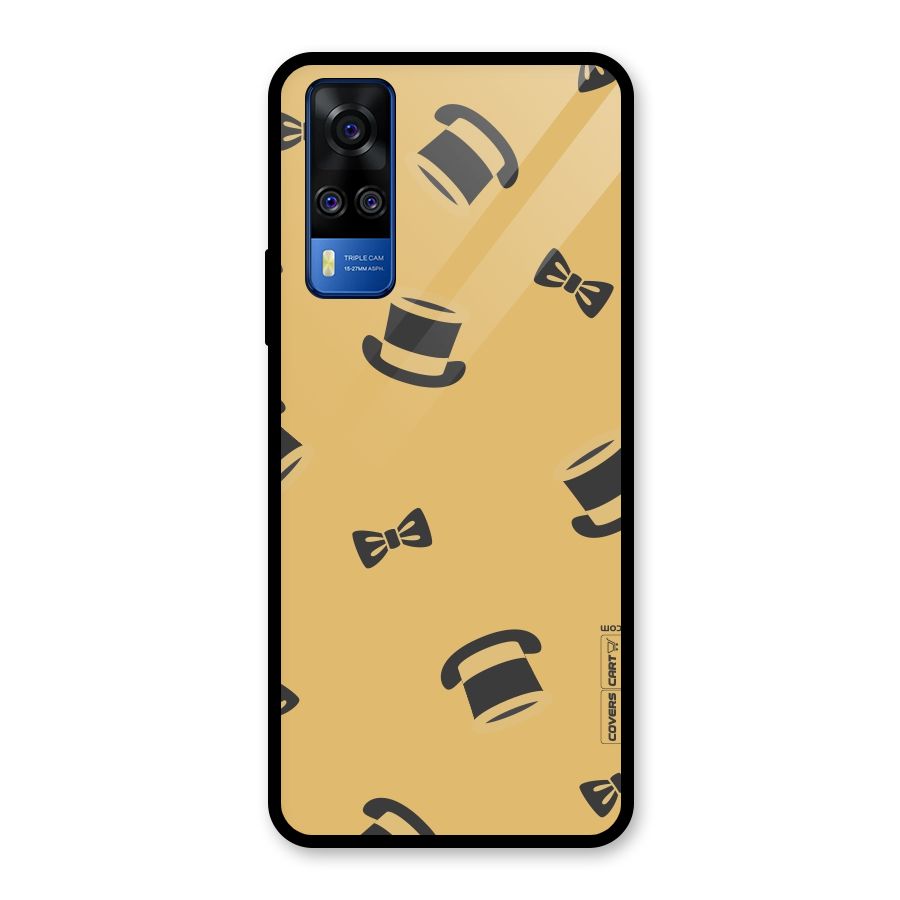 Hat and Bow Tie Glass Back Case for Vivo Y31