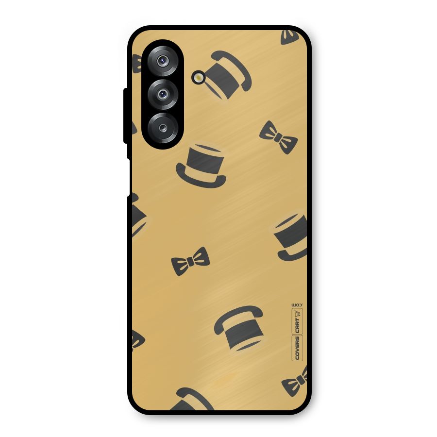Hat and Bow Tie Metal Back Case for Galaxy A26