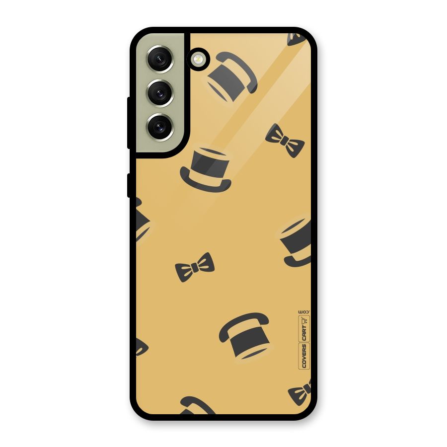 Hat and Bow Tie Metal Back Case for Galaxy S21 FE 5G (2023)