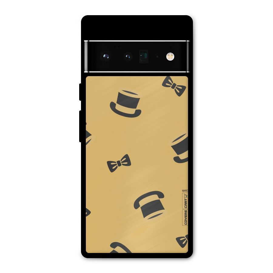 Hat and Bow Tie Metal Back Case for Google Pixel 6 Pro