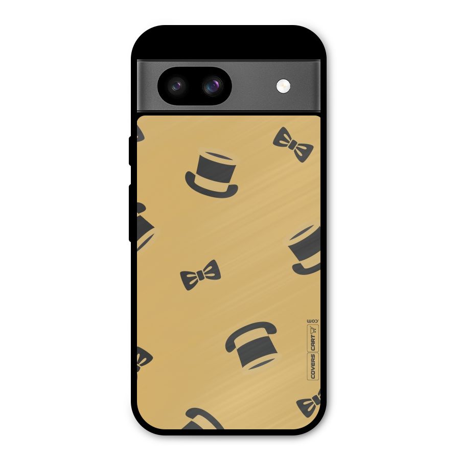 Hat and Bow Tie Metal Back Case for Google Pixel 8a
