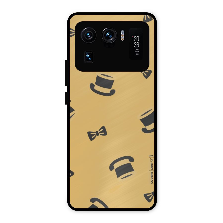 Hat and Bow Tie Metal Back Case for Mi 11 Ultra