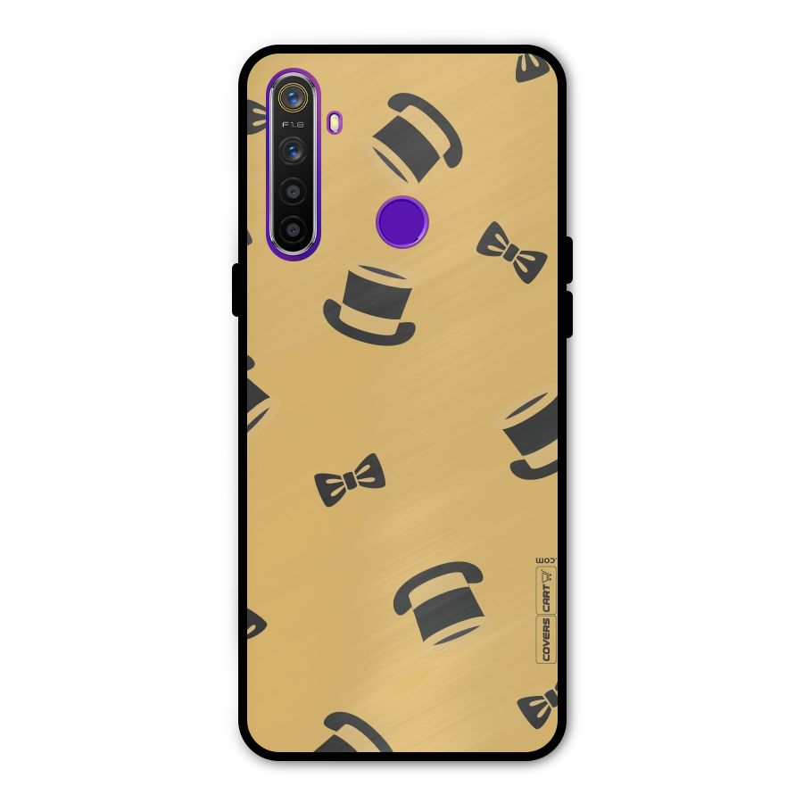 Hat and Bow Tie Metal Back Case for Realme 5