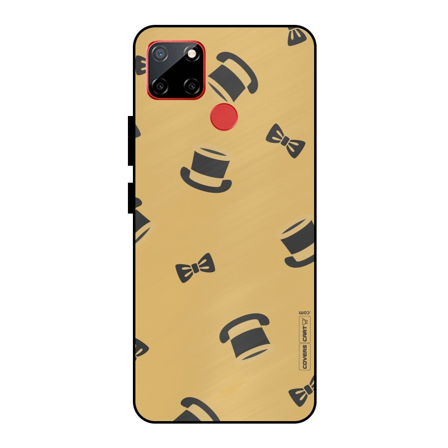 Hat and Bow Tie Metal Back Case for Realme C12