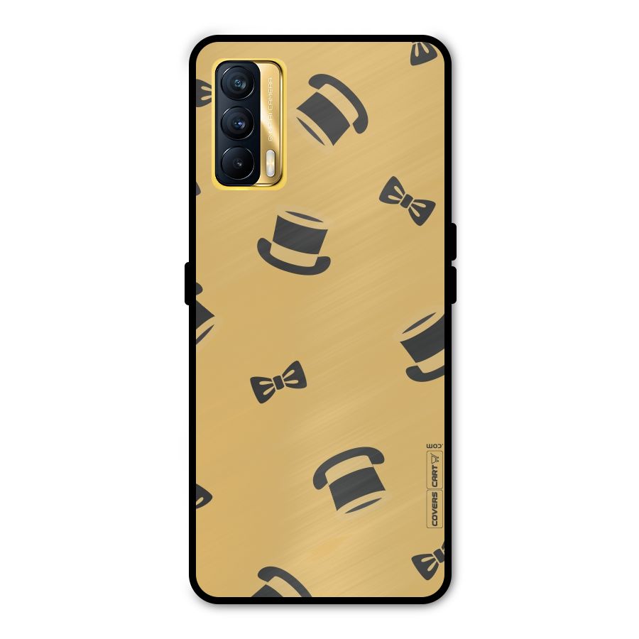 Hat and Bow Tie Metal Back Case for Realme X7