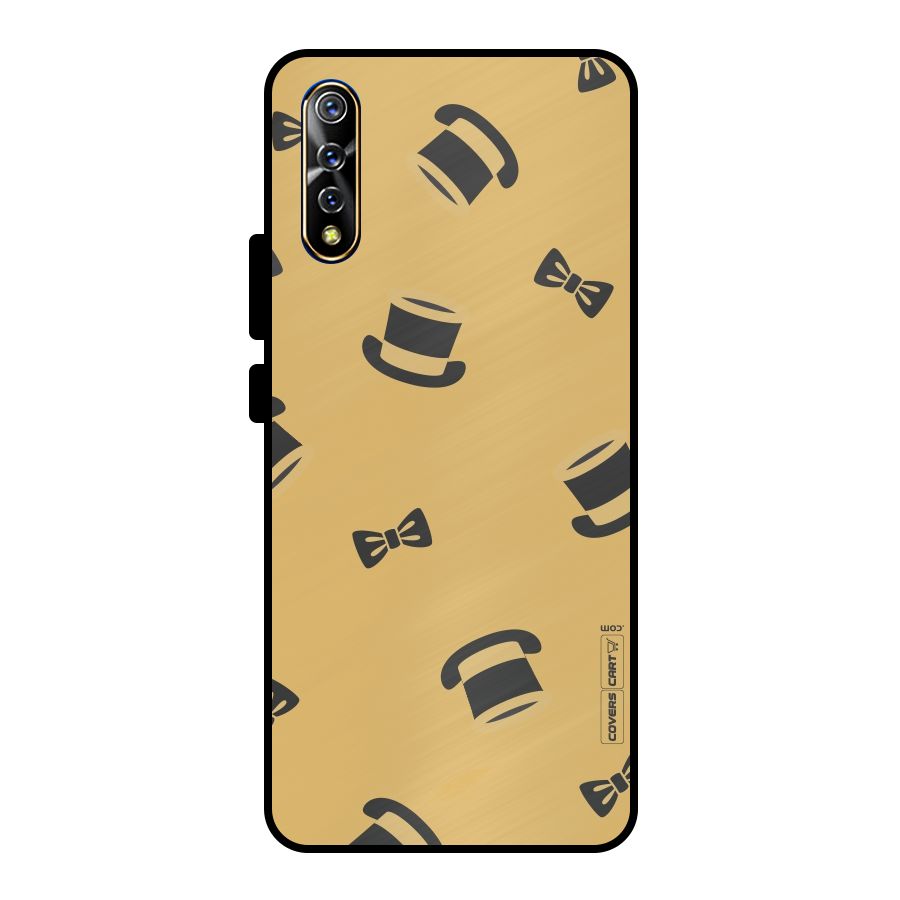 Hat and Bow Tie Metal Back Case for Vivo S1