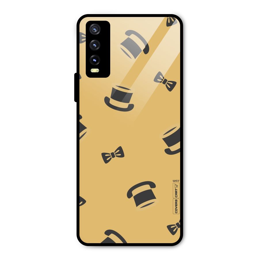 Hat and Bow Tie Metal Back Case for Vivo Y20