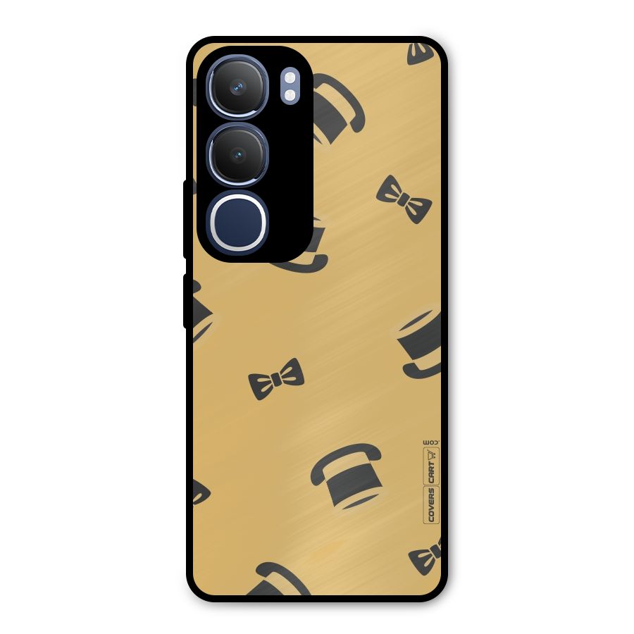 Hat and Bow Tie Metal Back Case for Vivo Y29