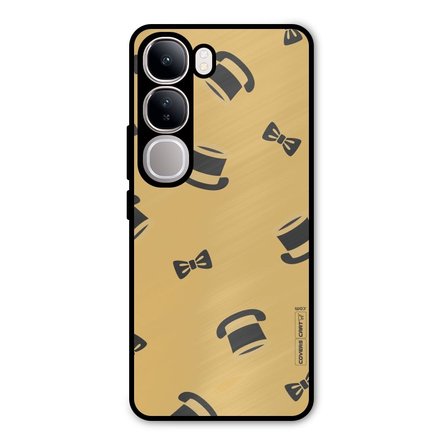 Hat and Bow Tie Metal Back Case for Vivo Y300