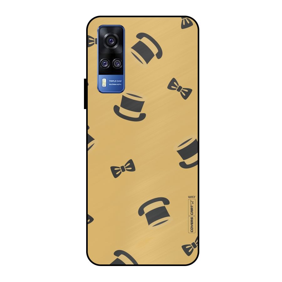 Hat and Bow Tie Metal Back Case for Vivo Y51