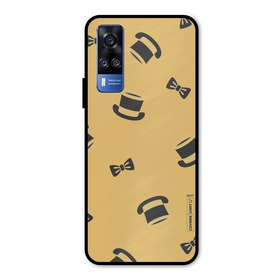 Hat and Bow Tie Metal Back Case for Vivo Y51A