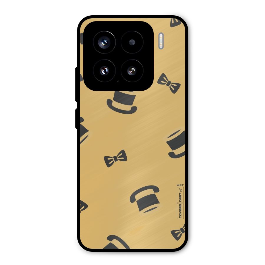 Hat and Bow Tie Metal Back Case for Xiaomi 15