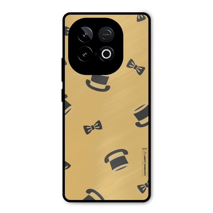 Hat and Bow Tie Metal Back Case for iQOO Neo 10