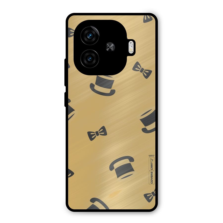 Hat and Bow Tie Metal Back Case for iQOO Neo 10R