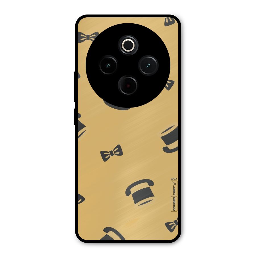 Hat and Bow Tie Metal Back Case for iQOO Z10
