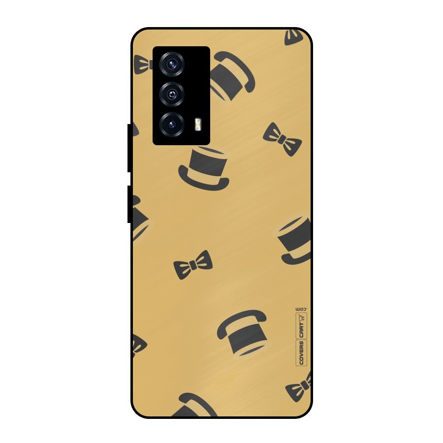 Hat and Bow Tie Metal Back Case for iQOO Z5