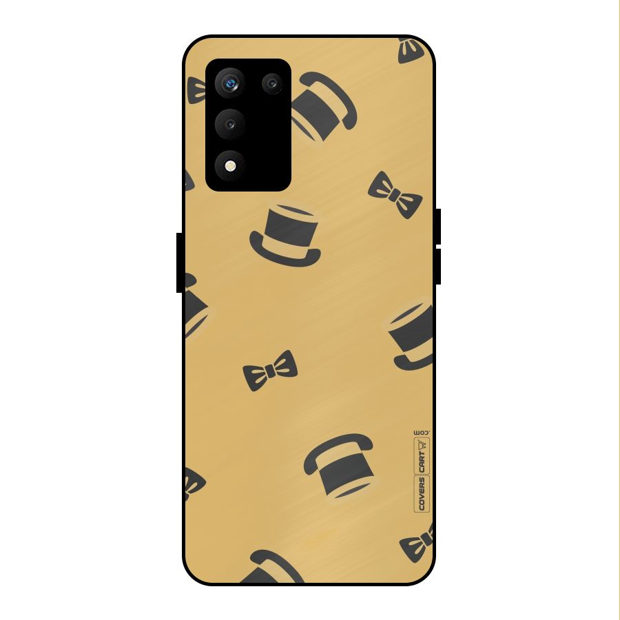 Hat and Bow Tie Metal Back Case for realme 9 5G SE