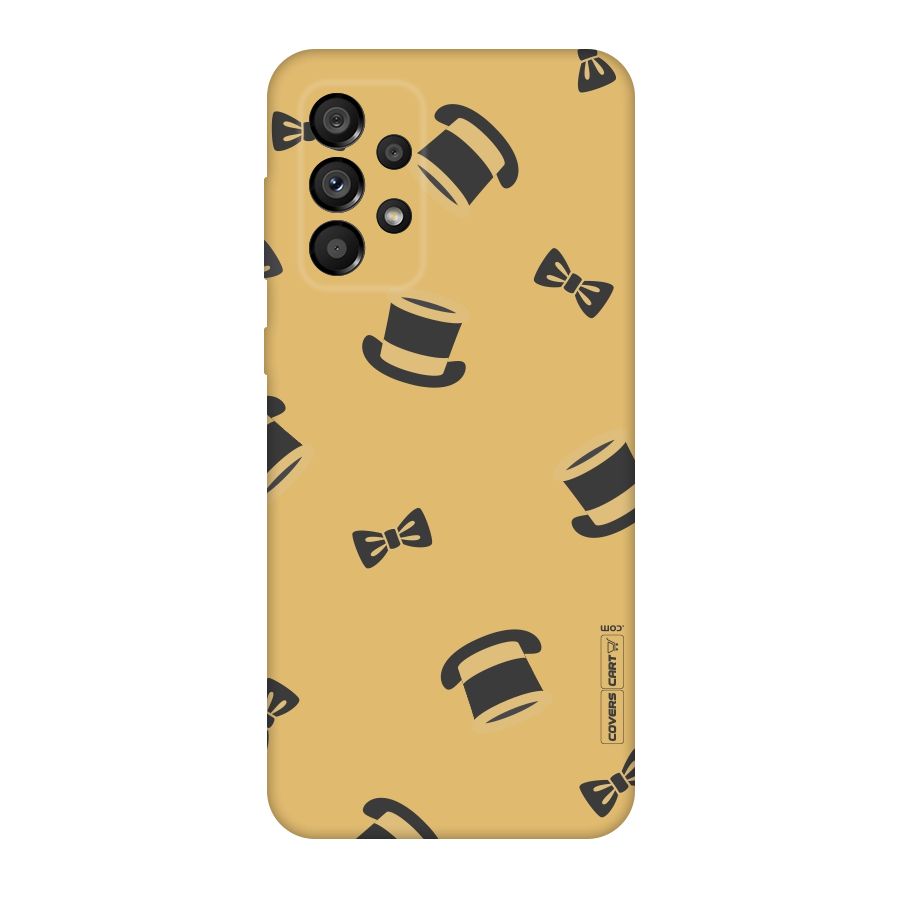 Hat and Bow Tie Original Polycarbonate Back Case for Galaxy A73 5G
