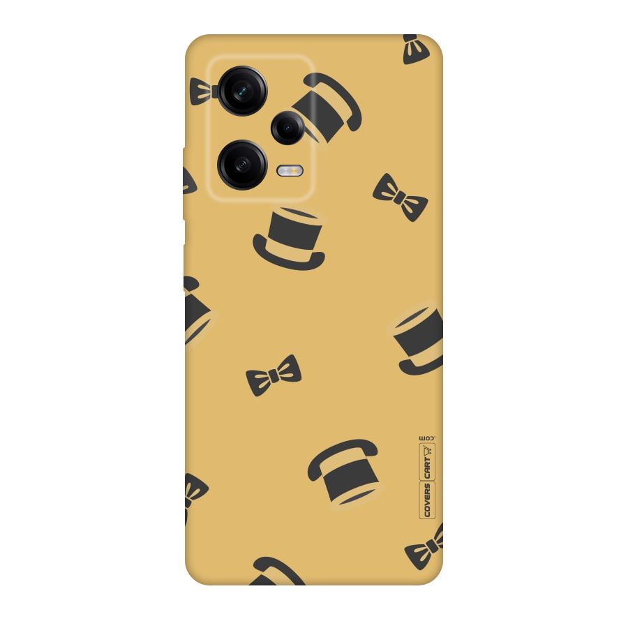 Hat and Bow Tie Original Polycarbonate Back Case for Redmi Note 12 Pro