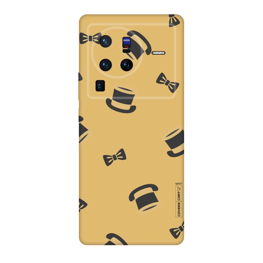 Hat and Bow Tie Original Polycarbonate Back Case for Vivo X80