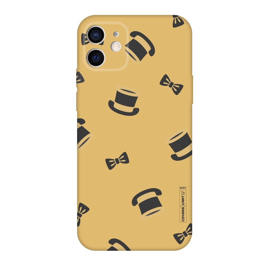 Hat and Bow Tie Original Polycarbonate Back Case for iPhone 12