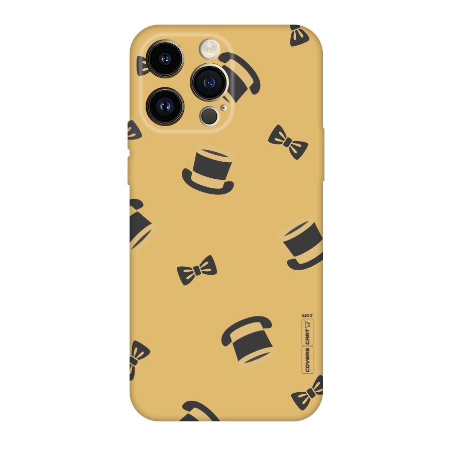 Hat and Bow Tie Original Polycarbonate Back Case for iPhone 14 Pro Max