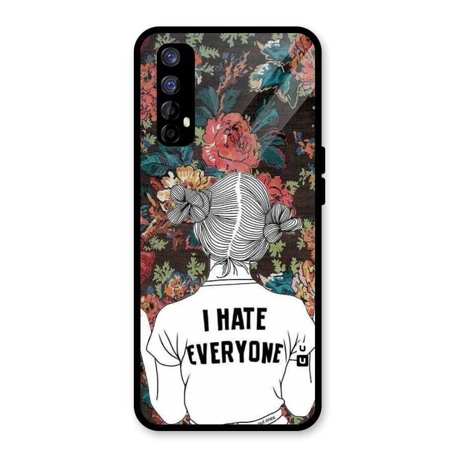 Hate Everyone Glass Back Case for Realme Narzo 20 Pro