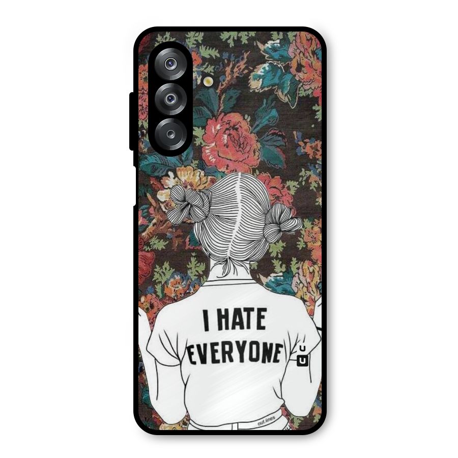 Hate Everyone Metal Back Case for Galaxy A26