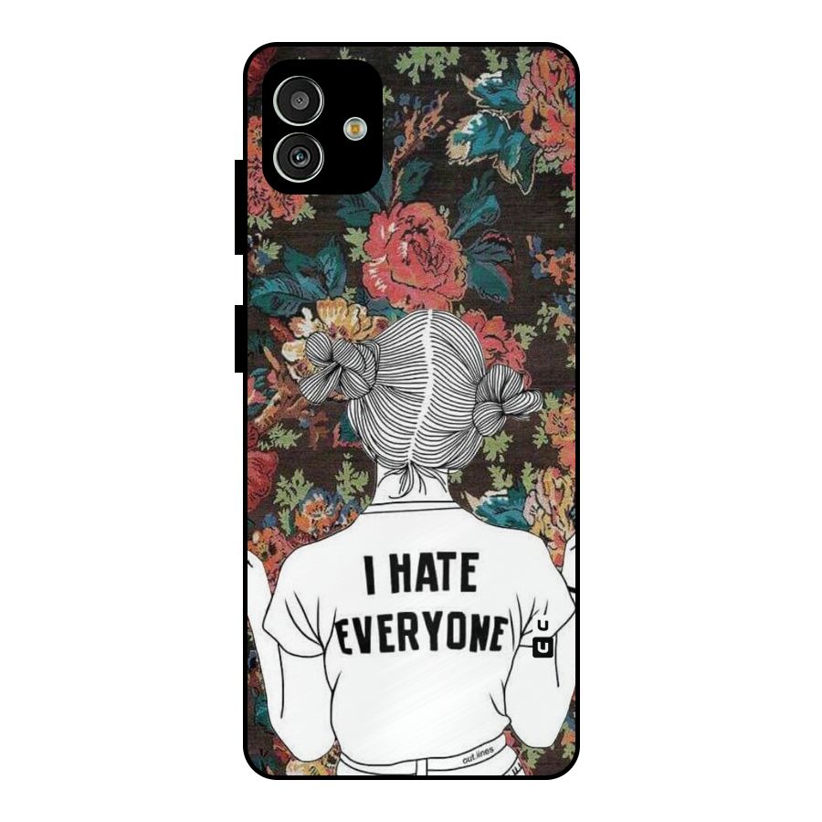 Hate Everyone Metal Back Case for Galaxy M13 5G