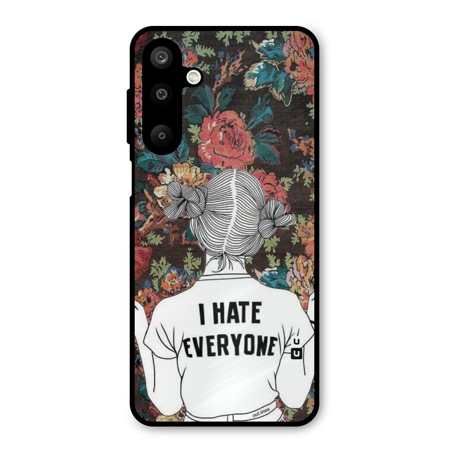 Hate Everyone Metal Back Case for Galaxy M16