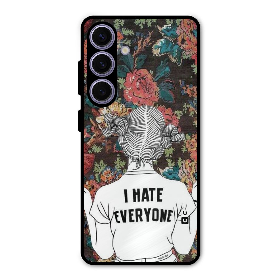 Hate Everyone Metal Back Case for Galaxy S24