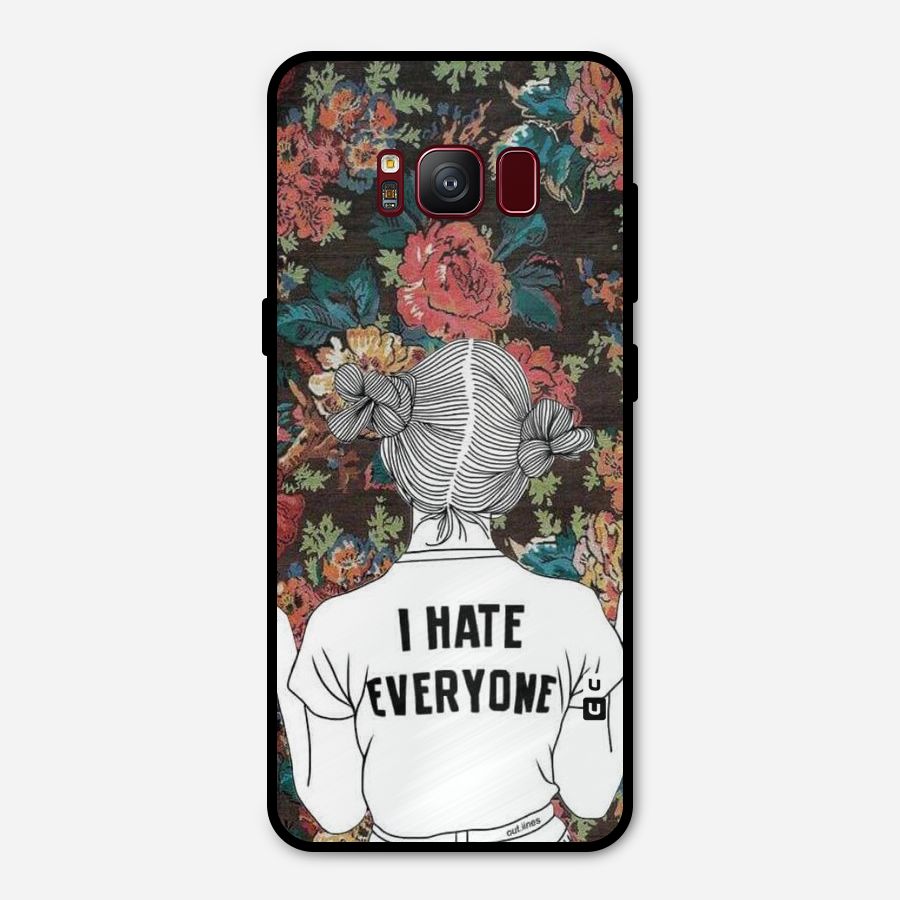 Hate Everyone Metal Back Case for Galaxy S8