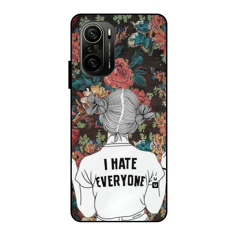 Hate Everyone Metal Back Case for Mi 11x