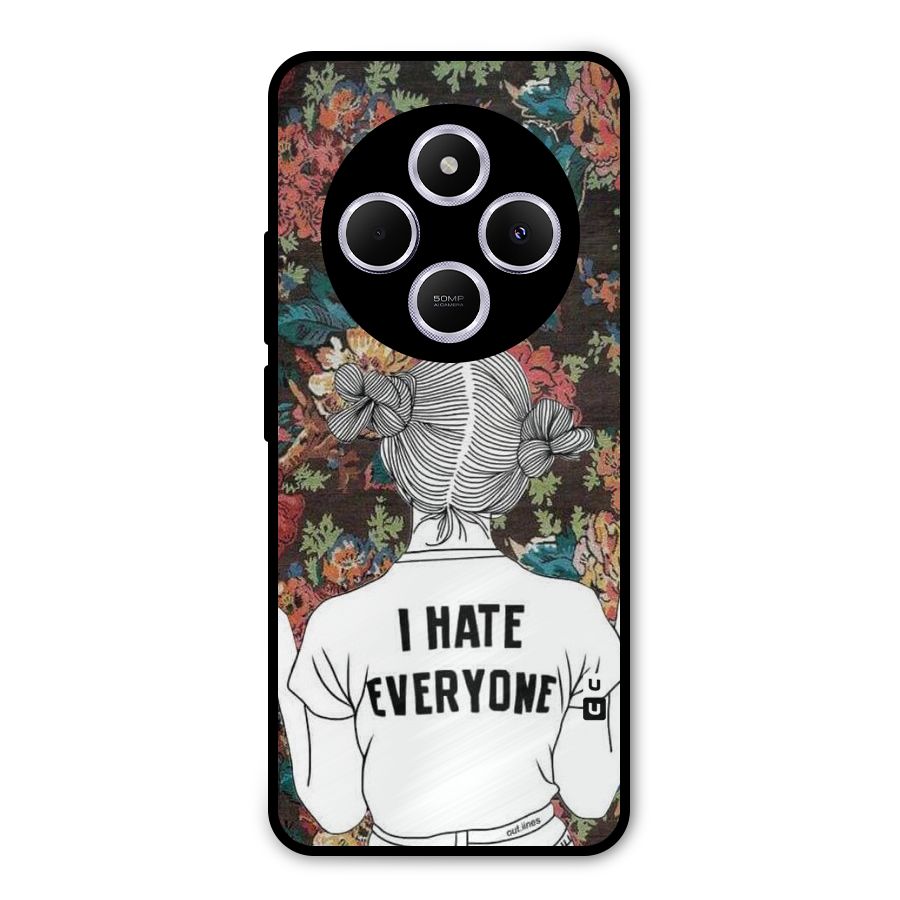 Hate Everyone Metal Back Case for Poco M7