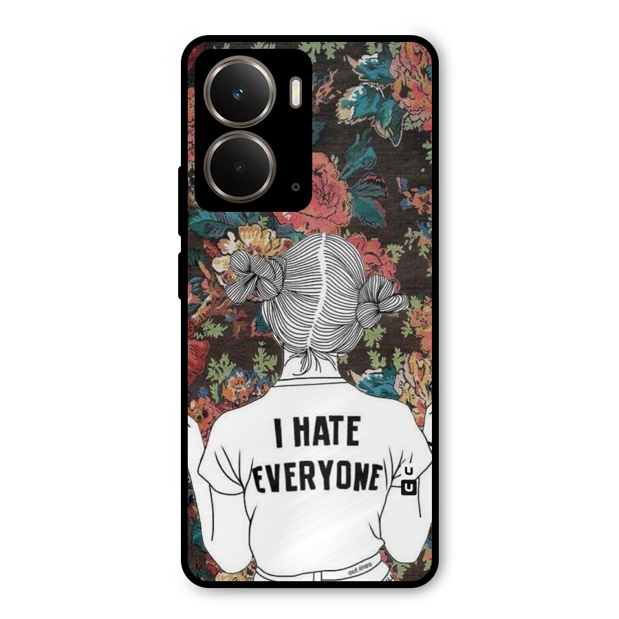 Hate Everyone Metal Back Case for Realme P3