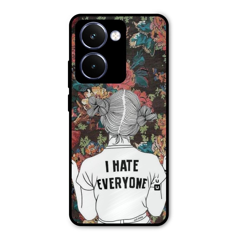 Hate Everyone Metal Back Case for Realme P3 Ultra