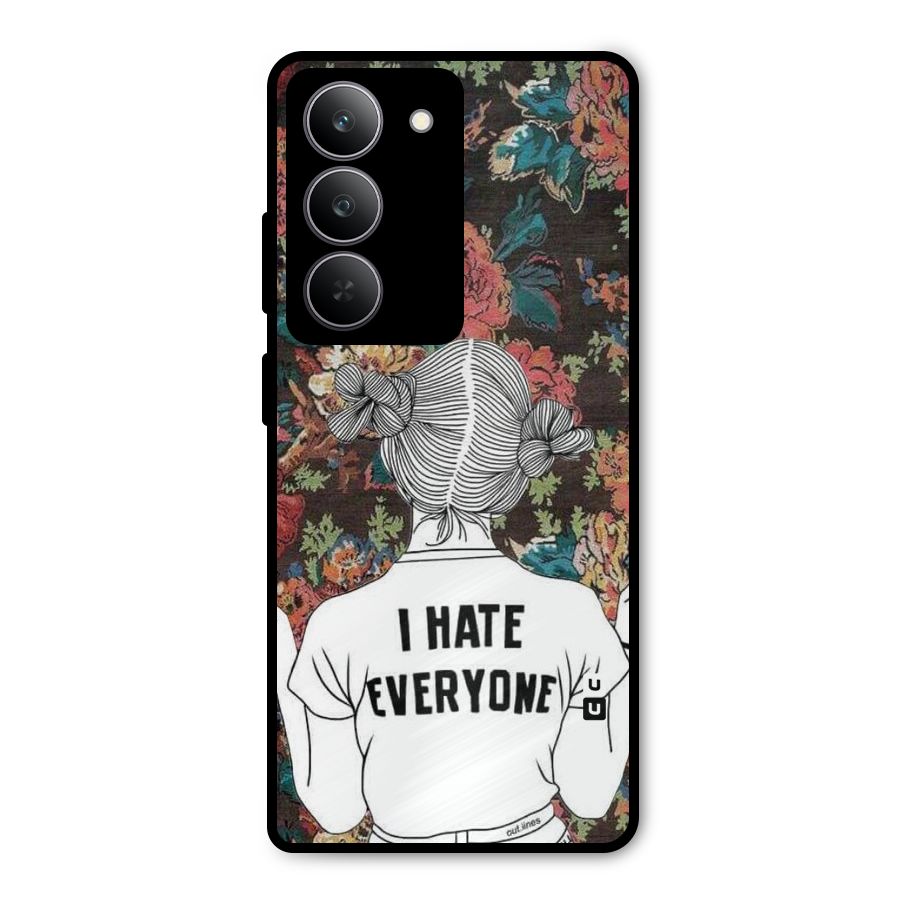 Hate Everyone Metal Back Case for Realme P3x