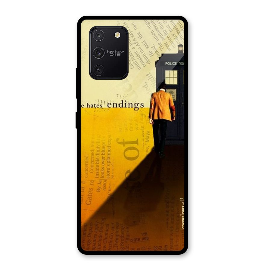 Hates Endings Glass Back Case for Galaxy S10 Lite