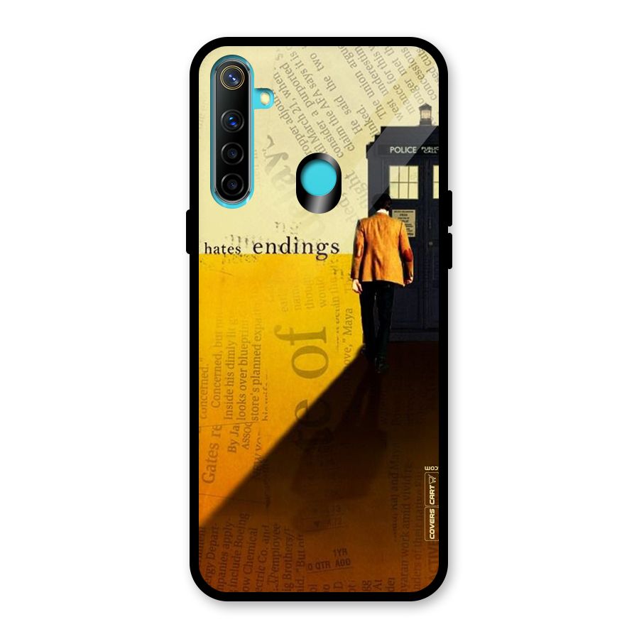 Hates Endings Glass Back Case for Realme 5i